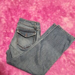 Jeanstar Jeans Women's 8P 29x24.5 Low Rise‎ Bootcut Light Wash Denim